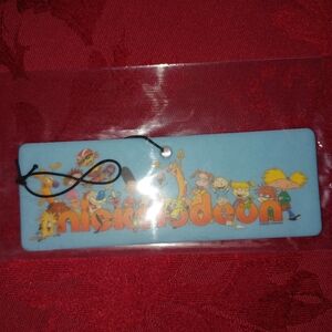 Vintage Nickelodeon car air freshner or bookmark new sealed